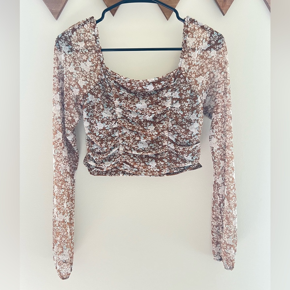 Altar’d State Crop Top Long Sleeve
